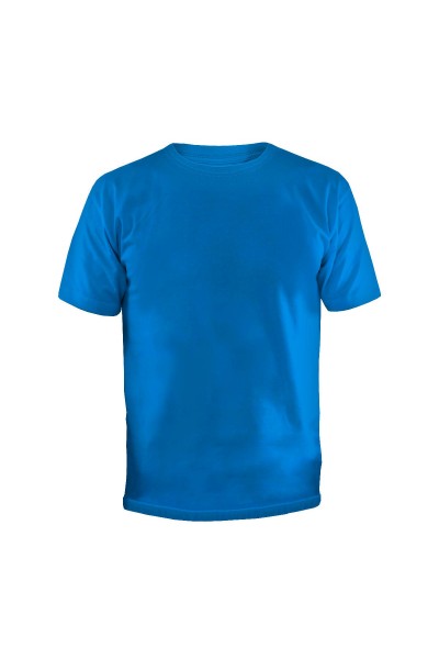 Camiseta malha manga curta azul royal (GG)